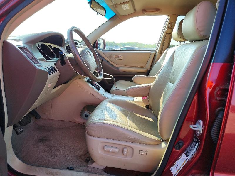 2005 Toyota Highlander VIN JTEEP21A650068164 COPART salvage auction — FRONT END, VA - CERT OF TITLE - SALVAGE, sold $850 on 2026-07-22 (photo 7)