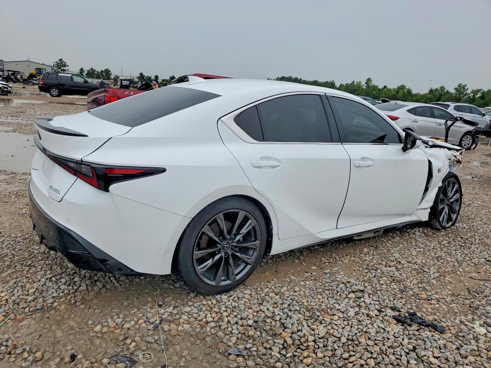 2024 Lexus Is VIN JTHGZ1B22R5076827 COPART salvage auction — FRONT END, Tx - Salvage Vehicle Title, sold $5,300 on 2026-07-21 (photo 3)