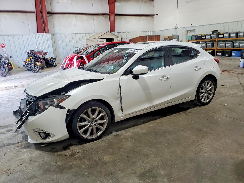 2015 Mazda 3 VIN JM1BM1L30F1263648 COPART salvage auction — FRONT END, NY - MV-907A SALVAGE CERTIFICATE, sold $1,200 on 2026-07-22 (photo 1)