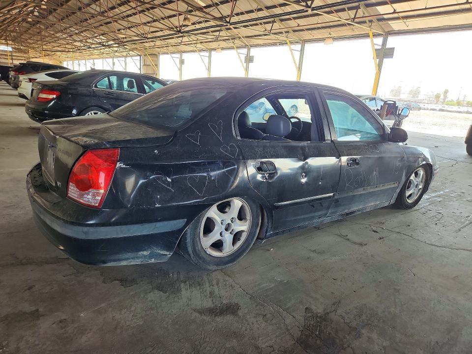 2004 Hyundai Elantra VIN KMHDN46D84U916245 COPART salvage auction — FRONT END, AZ - CERTIFICATE OF TITLE (P), sold $475 on 2026-07-29 (photo 3)