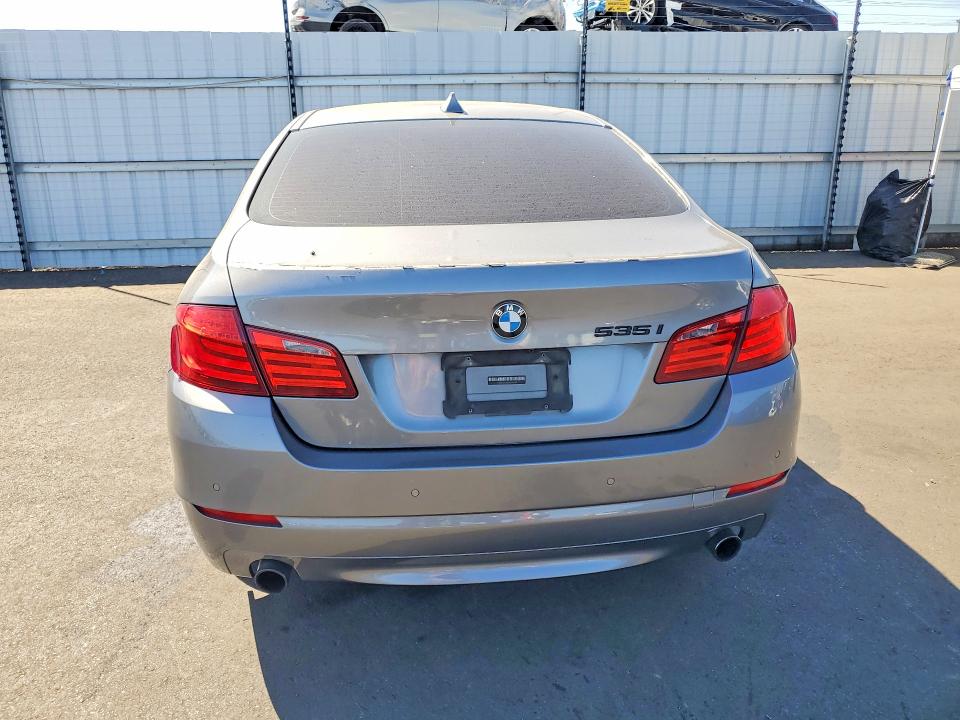 2011 BMW 5 series VIN WBAFR7C56BC602481 COPART salvage auction — FRONT END, Ca - Salvage Certificate, sold $1,050 on 2026-07-27 (photo 6)