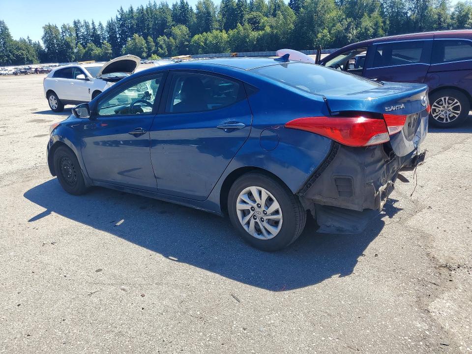 2013 Hyundai Elantra VIN KMHDH4AE8DU951746 COPART salvage auction — REAR END, Wa - Bill Of Sale, sold $225 on 2026-07-27 (photo 2)
