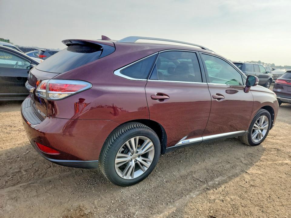 2015 Lexus Rx 450h VIN 2T2BC1BA2FC008008 COPART salvage auction — WATER/FLOOD, Il - Salvage Cert-Flood, sold $7,000 on 2026-08-25 (photo 3)