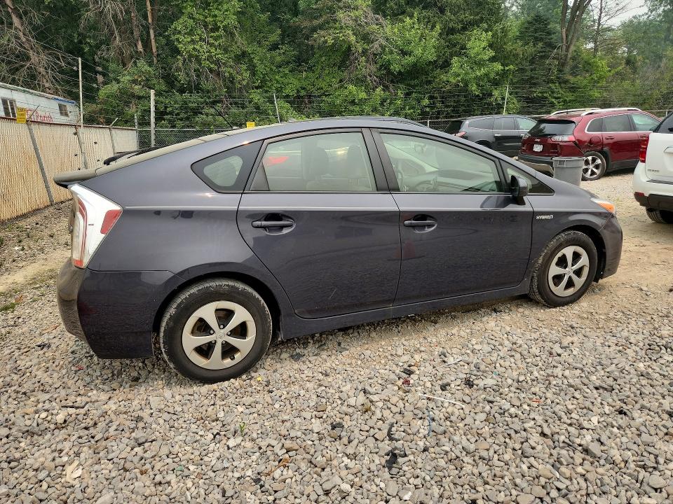 2012 Toyota Prius VIN JTDKN3DU4C5413264 COPART salvage auction — REAR END, Oh - Certificate Of Title, sold $90 on 2026-07-29 (photo 3)