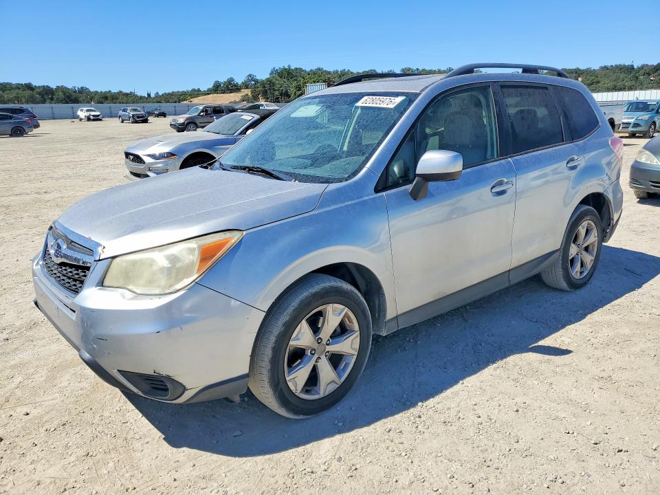 2014 Subaru Forester VIN JF2SJAEC9EH542853 COPART salvage auction — FRONT END, Ca - Dis/Dlr/Exp Only Clean Title, sold $175 on 2026-07-31 (photo 1)