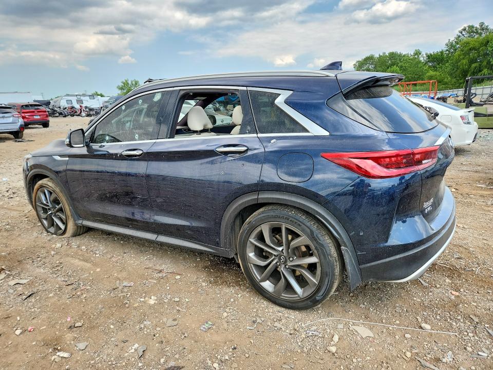 2021 Infiniti Qx50 VIN 3PCAJ5DBXMF123967 COPART salvage auction — VANDALISM, Az - Cert Of Title - Salvage, sold $4,900 on 2026-07-31 (photo 2)