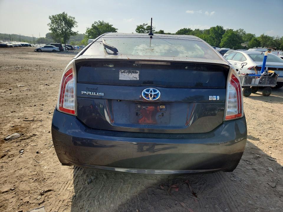 2013 Toyota Prius VIN JTDKN3DUXD1717191 COPART salvage auction — FRONT END, MD - CERT OF SALVAGE > 75% DAMAGE, sold $400 on 2026-07-21 (photo 6)