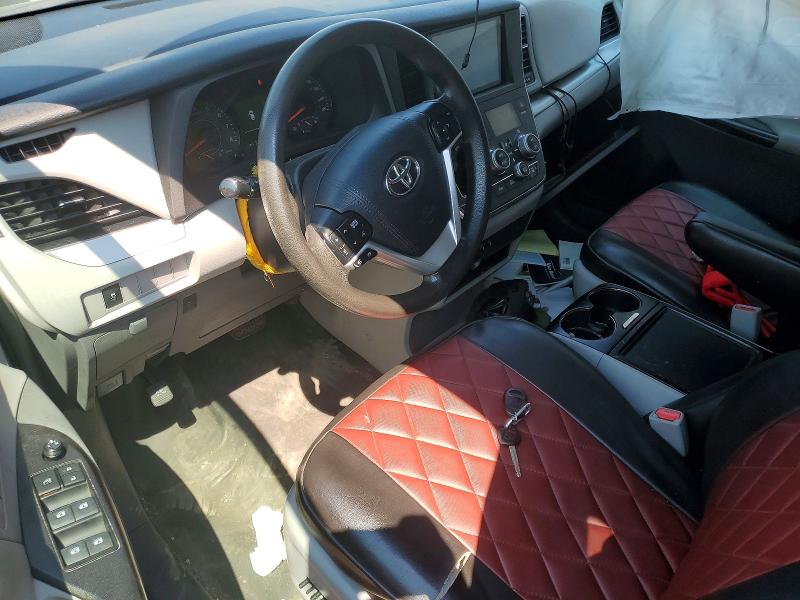 2017 Toyota Sienna VIN 5TDKZ3DC3HS860391 COPART salvage auction — FRONT END, On - Permit No Brand - Unfit, sold $275 on 2026-07-30 (photo 8)