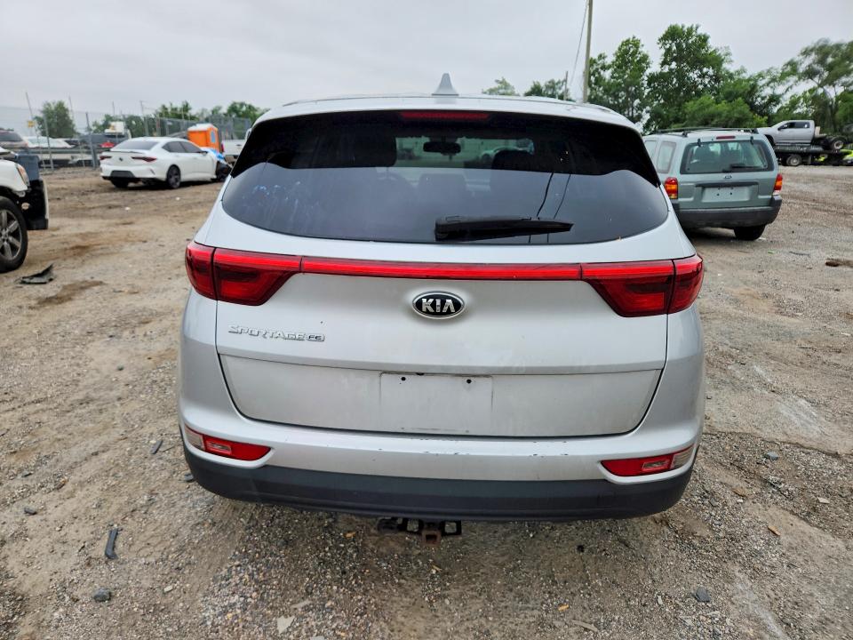 2017 Kia Sportage VIN KNDPM3AC1H7156614 COPART salvage auction — ENGINE BURN, MD - CERTIFICATE OF TITLE, sold $1,500 on 2026-07-27 (photo 6)