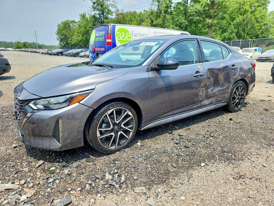 2025 Nissan Sentra VIN 3N1AB8DV6SY311429 — COPART salvage auction photo
