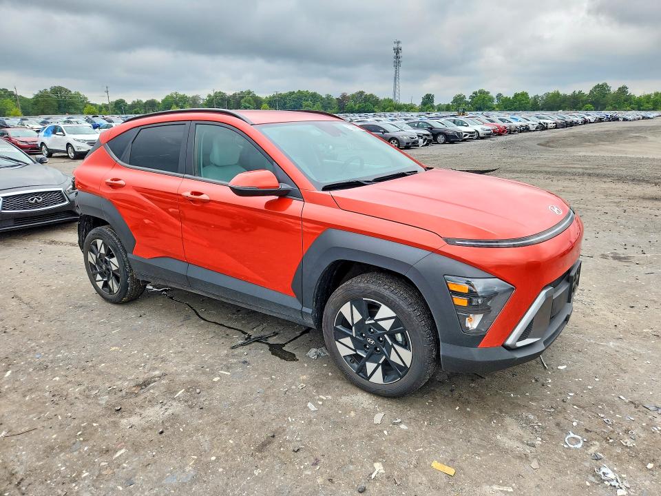 2024 Hyundai Kona VIN KM8HBCAB4RU093962 COPART salvage auction — REAR END, VA - CERTIFICATE OF TITLE, sold $5,300 on 2026-07-20 (photo 4)