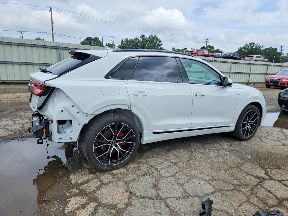 2021 Audi Q8 VIN WA1FVAF18MD007014 COPART salvage auction — REAR END, Ga - Cert Of Title-Salvage, sold $100 on 2026-07-30 (photo 3)