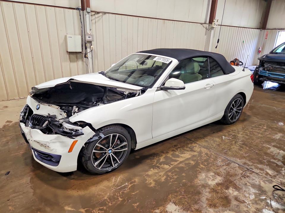 2019 BMW 2er VIN WBA2K1C59KVD41810 COPART salvage auction — FRONT END, Pa - Certificate Of Salvage, sold $2,350 on 2026-07-28 (photo 1)