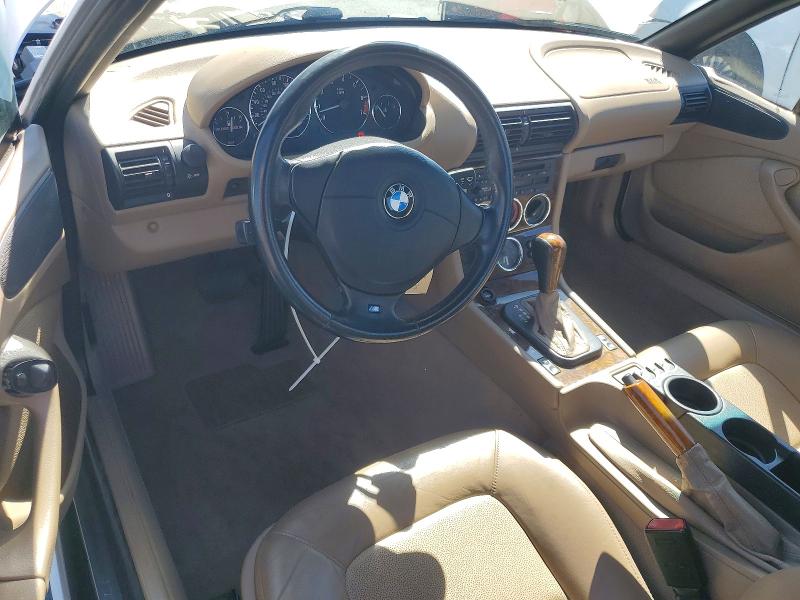 2001 BMW Z3 VIN WBACN33471LM01122 COPART salvage auction — FRONT END, CA - SALVAGE CERTIFICATE, sold $500 on 2026-08-04 (photo 8)