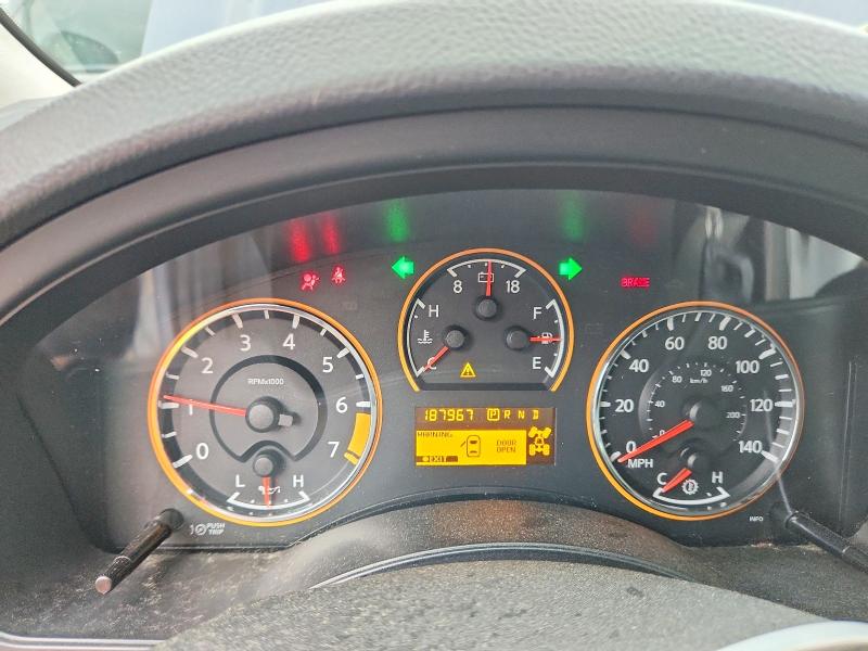 2009 Nissan Armada VIN 5N1AA08C79N605080 COPART salvage auction — FRONT END, MD - CERT OF SALVAGE > 75% DAMAGE (P), sold $700 on 2026-07-09 (photo 9)