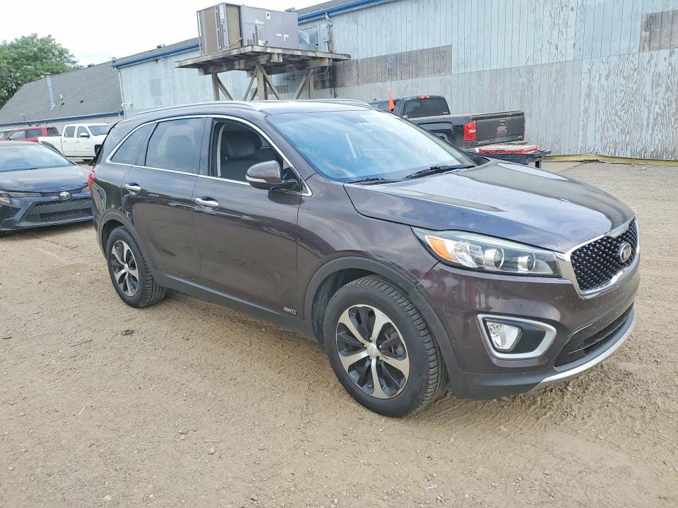 2017 Kia Sorento VIN 5XYPHDA12HG278829 COPART salvage auction — REAR END, Mi - Certificate Of Title, sold $400 on 2026-07-29 (photo 4)