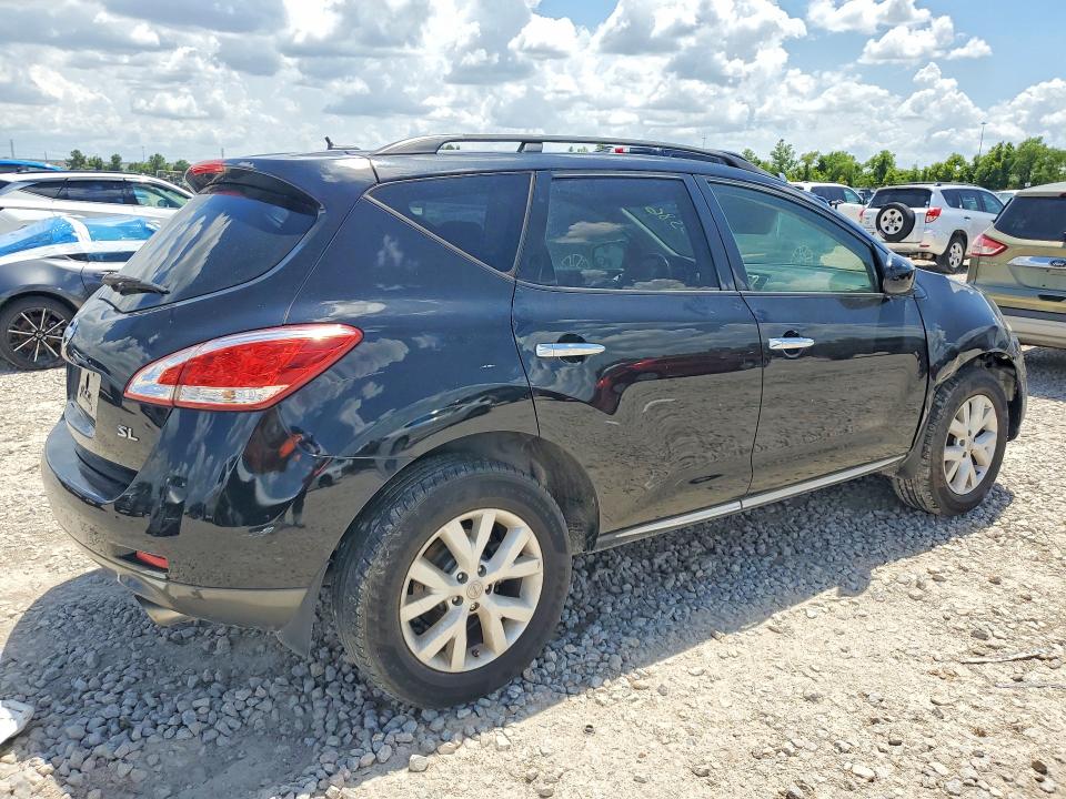 2014 Nissan Murano VIN JN8AZ1MU2EW408196 COPART salvage auction — FRONT END, TX - CERTIFICATE OF TITLE (P), sold $725 on 2026-07-28 (photo 3)