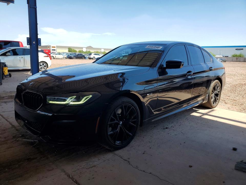 2022 BMW 5er VIN WBA13AG09NCJ28747 COPART salvage auction — SIDE, Az - Cert Of Title - Salvage, sold $21,700 on 2026-08-04 (photo 1)