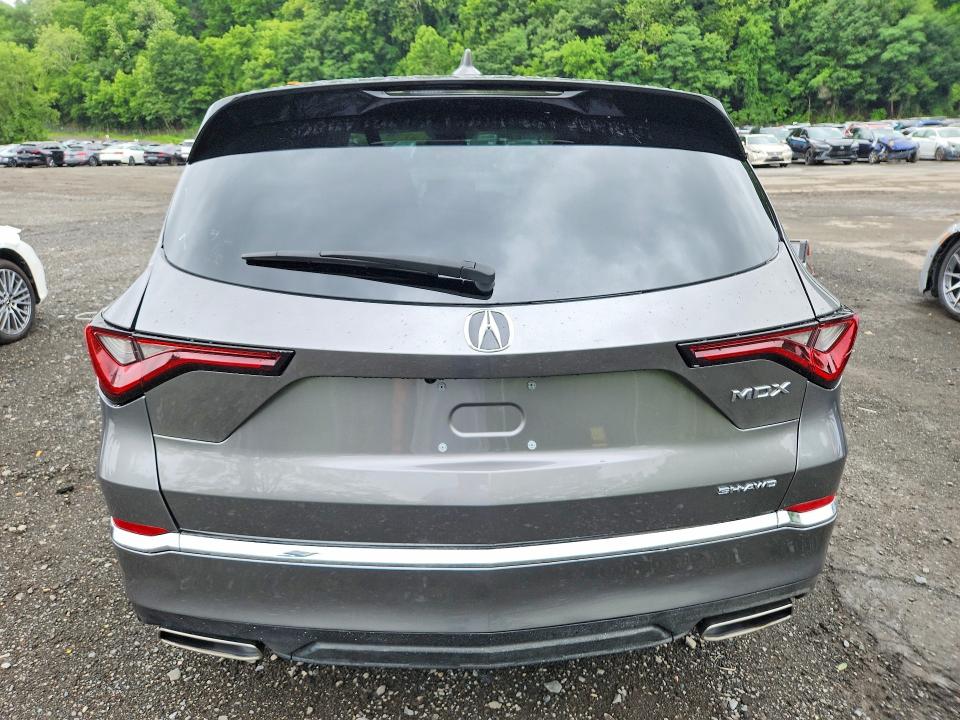 2025 Acura Mdx VIN 5J8YE1H43SL025804 COPART salvage auction — REAR END, Nj - Cert Of Title-Salvage, sold $21,300 on 2026-07-27 (photo 6)