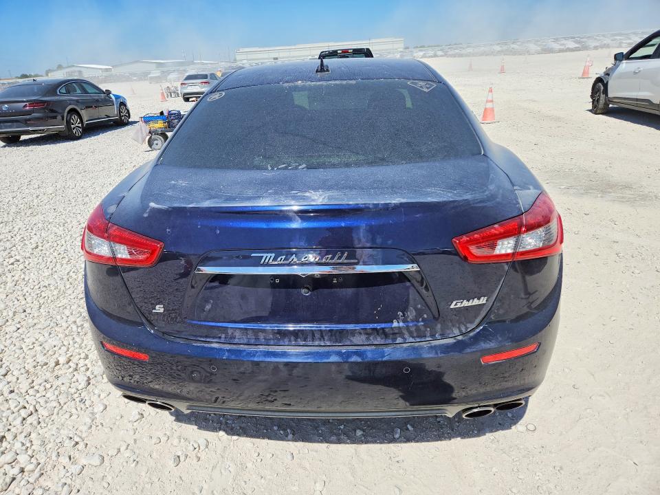 2017 Maserati Ghibli VIN ZAM57RSA9H1226650 COPART salvage auction — MECHANICAL, Tx - Certificate Of Title, sold $60 on 2026-07-16 (photo 6)