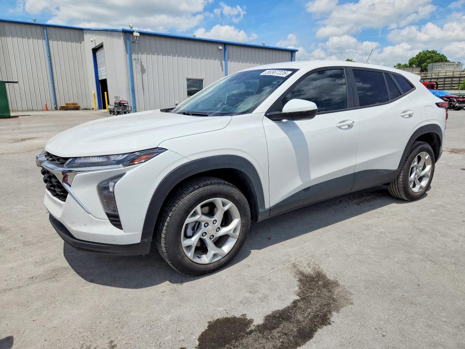 2024 Chevrolet Trax VIN KL77LFE28RC070342 COPART salvage auction — HAIL, Ok - Cert Of Title-Salvage, sold $5,200 on 2026-07-15 (photo 1)