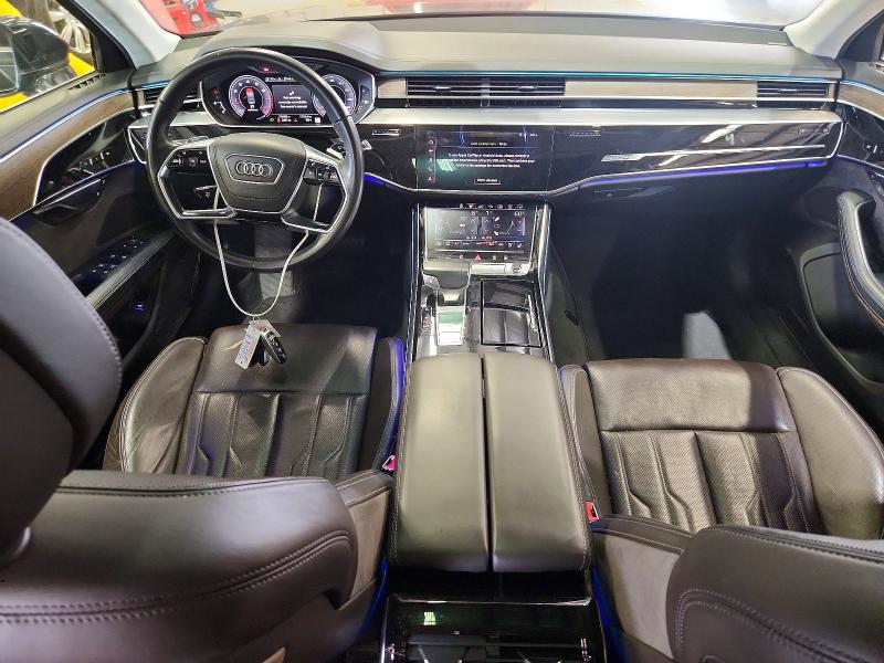 2019 Audi A8 VIN WAU8DAF85KN013825 COPART salvage auction — FRONT END, Ct - Cert Of Title-Salvage, sold $14,700 on 2026-08-06 (photo 8)