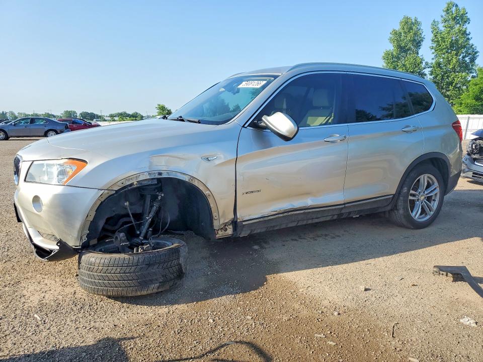 2013 BMW X3 VIN 5UXWX9C56D0A09486 COPART salvage auction — FRONT END, On - Permit Salvage, sold $150 on 2026-07-21 (photo 1)