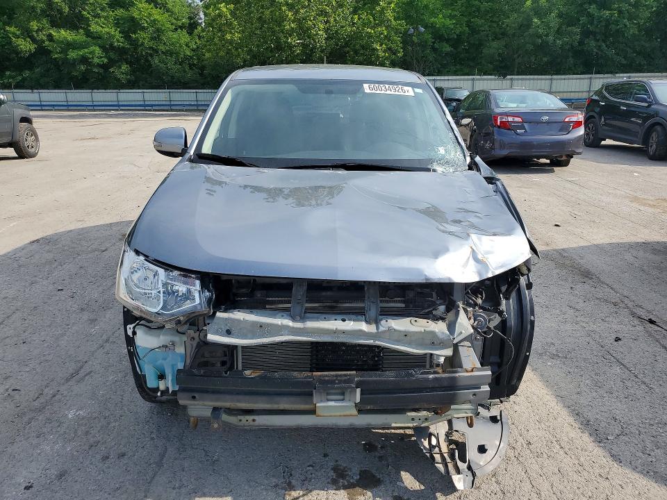 2014 Mitsubishi Outlander VIN JA4AZ3A37EZ009781 COPART salvage auction — FRONT END, Pa - Certificate Of Salvage, sold $100 on 2026-07-23 (photo 5)