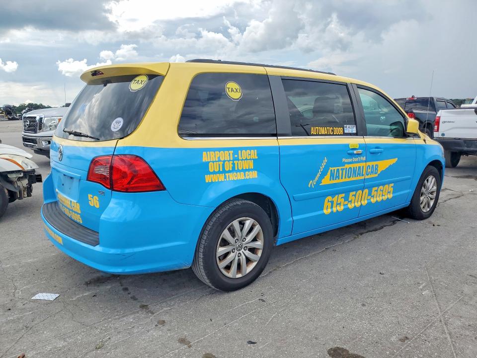 2013 Volkswagen Routan VIN 2C4RVABG4DR725153 COPART salvage auction — MECHANICAL, Tn - Certificate Of Title, sold $350 on 2026-07-22 (photo 3)