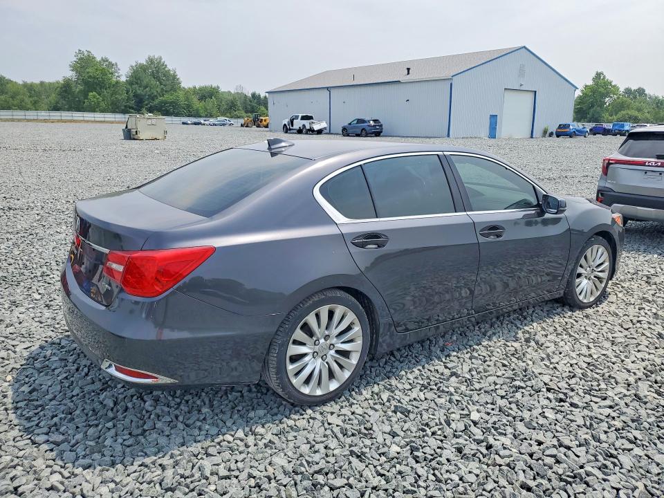 2014 Acura RLX VIN JH4KC1F7XEC006726 COPART salvage auction — HAIL, Oh - Cert Of Title-Salvage, sold $90 on 2026-07-30 (photo 3)