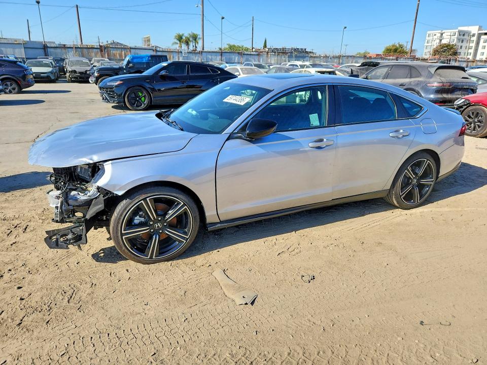 2025 Honda Accord VIN 1HGCY2F52SA094661 COPART salvage auction — FRONT END, Ca - Salvage Certificate, sold $8,700 on 2026-07-29 (photo 1)