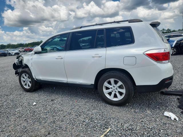 2013 Toyota Highlander VIN 5TDZA3EHXDS037757 COPART salvage auction — FRONT END, Fl - Cert Of Title Slvg Rebuildable, sold $4,450 on 2026-07-17 (photo 2)