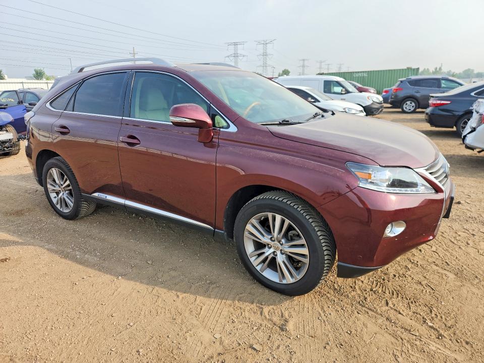2015 Lexus Rx 450h VIN 2T2BC1BA2FC008008 COPART salvage auction — WATER/FLOOD, Il - Salvage Cert-Flood, sold $7,000 on 2026-08-25 (photo 4)