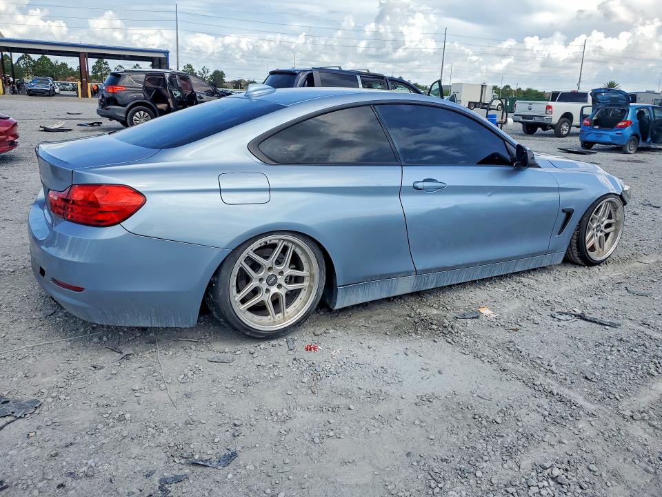 2014 BMW 4er VIN WBA3N3C55EK231704 COPART salvage auction — FRONT END, Fl - Cert Of Title Slvg Rebuildable, sold $1,550 on 2026-08-14 (photo 3)