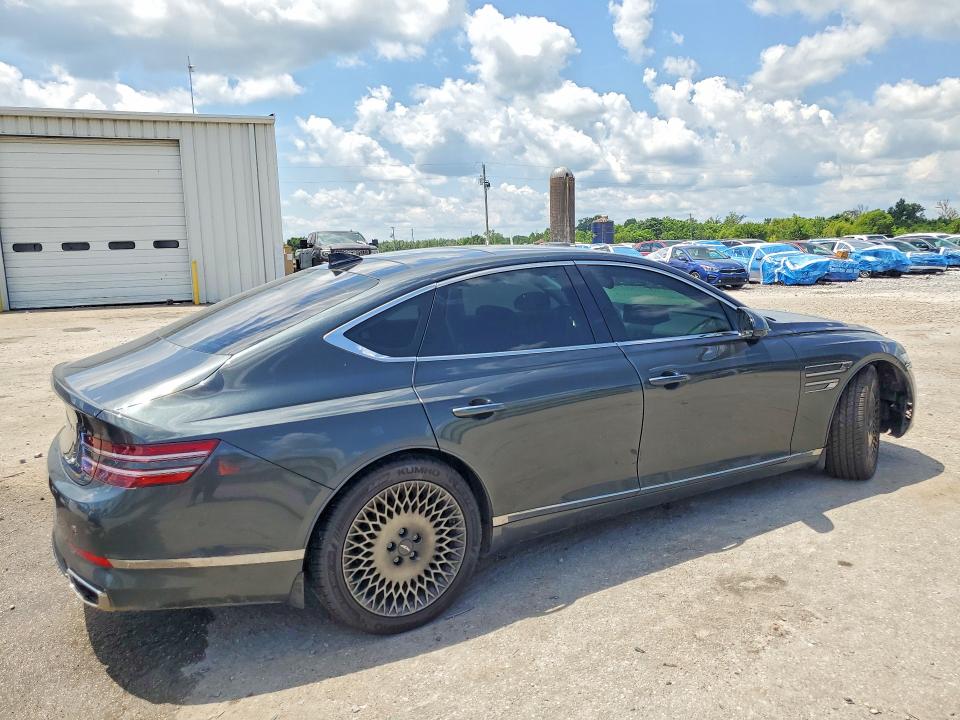 2022 Genesis G80 VIN KMTGB4SC0NU094373 COPART salvage auction — FRONT END, Al - Cert Of Title-Salvage Title, sold $11,500 on 2026-08-27 (photo 3)
