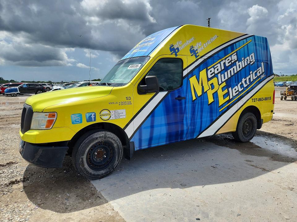 2012 Nissan VIN 1N6BF0LY3CN118900 COPART salvage auction — FRONT END, Salvage Title, sold $1,750 on 2026-07-30 (photo 1)