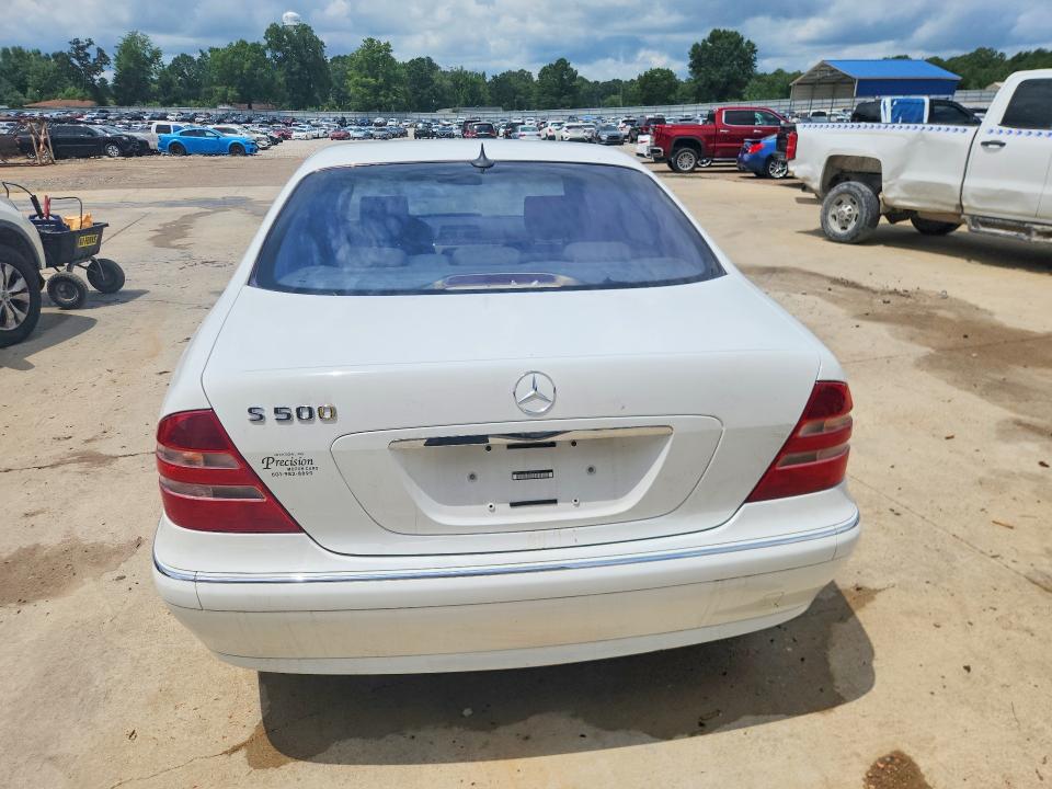 2001 Mercedes-benz S class VIN WDBNG75J21A151105 COPART salvage auction — MINOR DENT/SCRATCHES, Ms - Certificate Of Title, sold $350 on 2026-07-31 (photo 6)