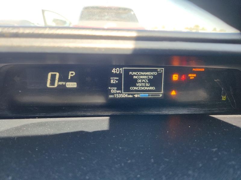 2018 Toyota Prius c VIN JTDKDTB37J1606591 COPART salvage auction — REAR END, Ca - Salvage Certificate, sold $90 on 2026-07-29 (photo 9)