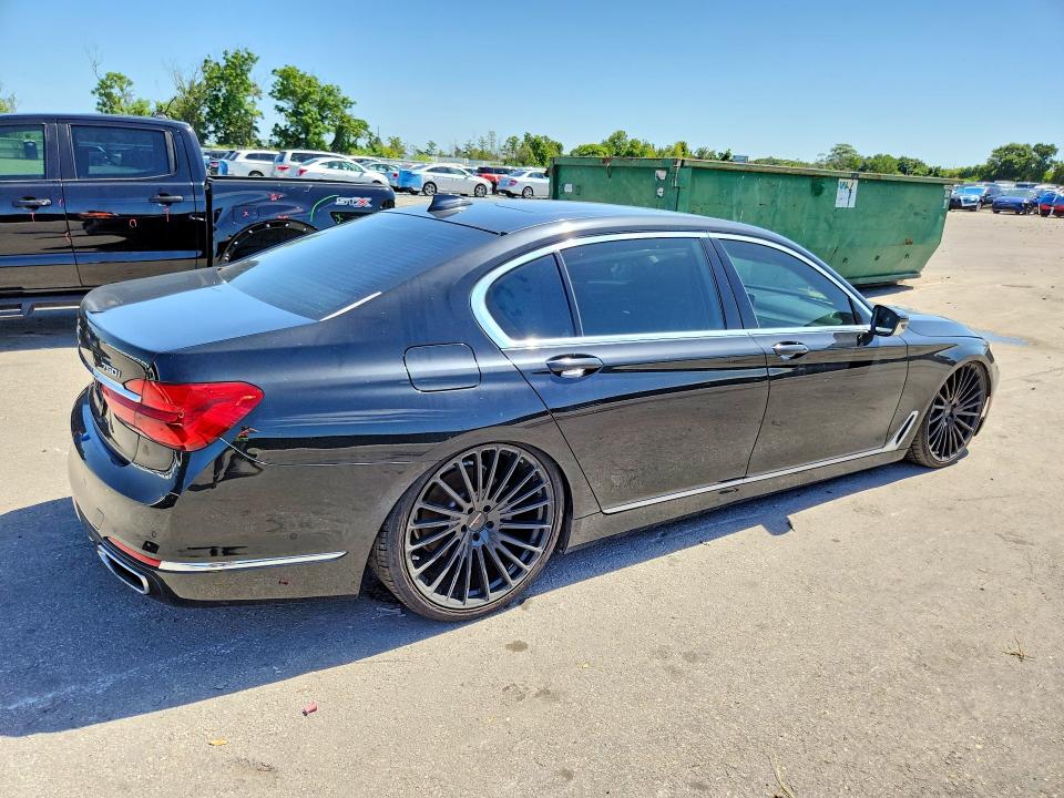 2016 BMW 7er VIN WBA7F2C57GG419252 COPART salvage auction — MINOR DENT/SCRATCHES, Fl - Certificate Of Title, sold $7,300 on 2026-07-23 (photo 3)