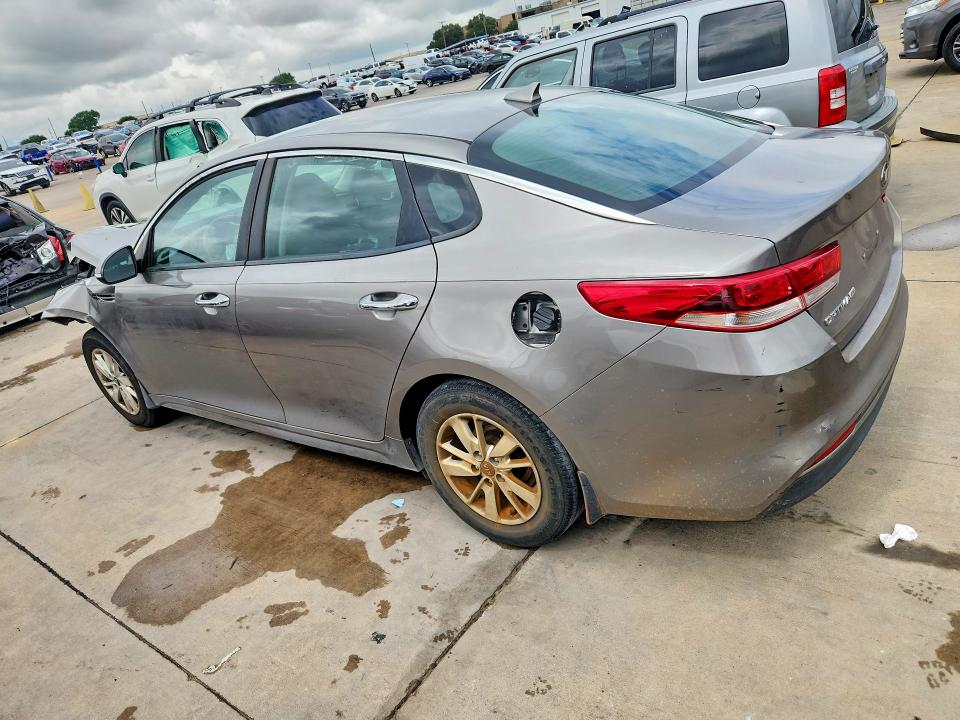 2016 Kia Optima VIN 5XXGT4L32GG009570 COPART salvage auction — FRONT END, Tx - Certificate Of Title, sold $550 on 2026-07-20 (photo 2)