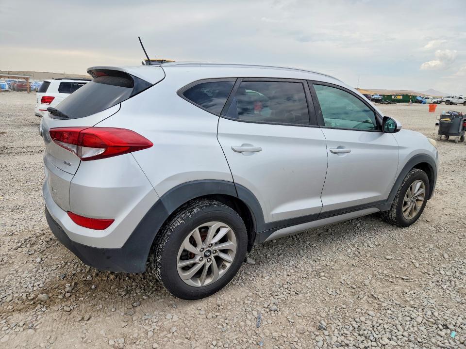 2017 Hyundai Tucson VIN KM8J3CA40HU313774 COPART salvage auction — REAR END, UT - CERTIFICATE OF TITLE, sold $250 on 2026-07-31 (photo 3)