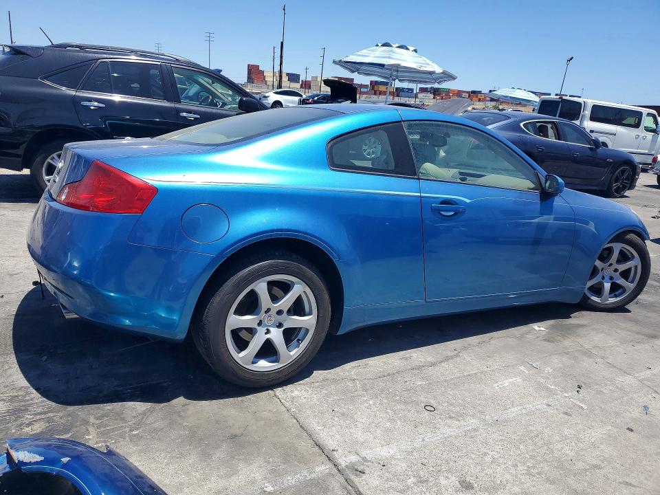 2003 Infiniti G35 VIN JNKCV54E33M205082 COPART salvage auction — FRONT END, CA - SALVAGE CERTIFICATE, sold $800 on 2026-07-22 (photo 3)