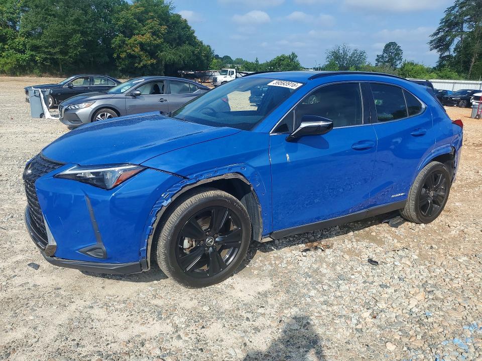2021 Lexus Ux VIN JTHP9JBH6M2047331 COPART salvage auction — SIDE, Nc - Salvage Certificate Of Title, sold $7,200 on 2026-08-24 (photo 1)