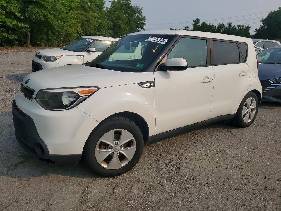 2016 Kia Soul VIN KNDJN2A23G7380728 COPART salvage auction — MINOR DENT/SCRATCHES, VA - CERT OF TITLE - SALVAGE, sold $200 on 2026-07-28 (photo 1)