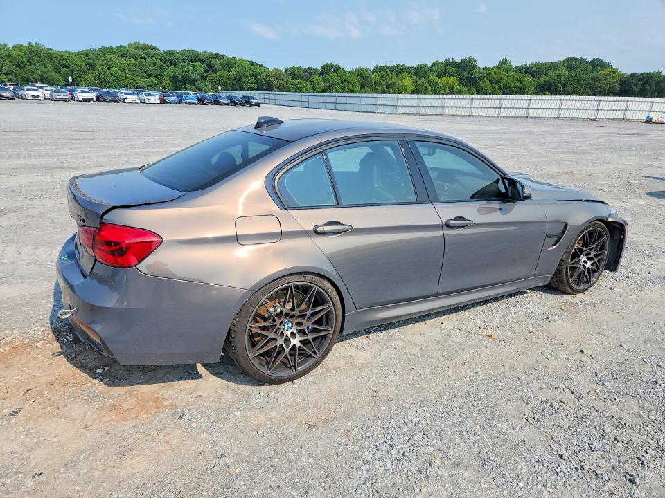 2018 BMW M3 VIN WBS8M9C51J5J80329 COPART salvage auction — FRONT END, Nc - Salvage Certificate Of Title, sold $17,900 on 2026-08-26 (photo 3)