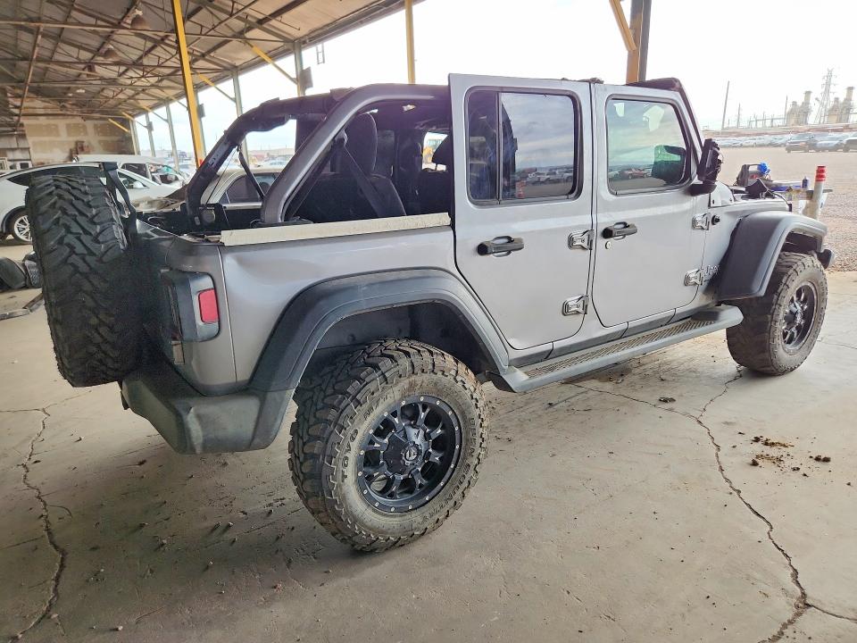 2018 Jeep Wrangler / VIN 1C4HJXDN6JW142415 COPART salvage auction — FRONT END, AZ - CERTIFICATE OF TITLE, sold $7,400 on 2026-07-29 (photo 3)