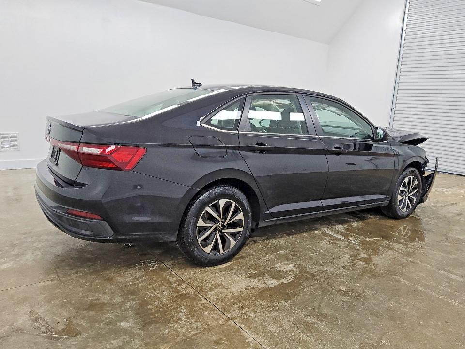 2025 Volkswagen Jetta VIN 3VW5X7BU7SM030801 COPART salvage auction — FRONT END, GA - CERTIFICATE OF TITLE, sold $4,250 on 2026-07-30 (photo 3)