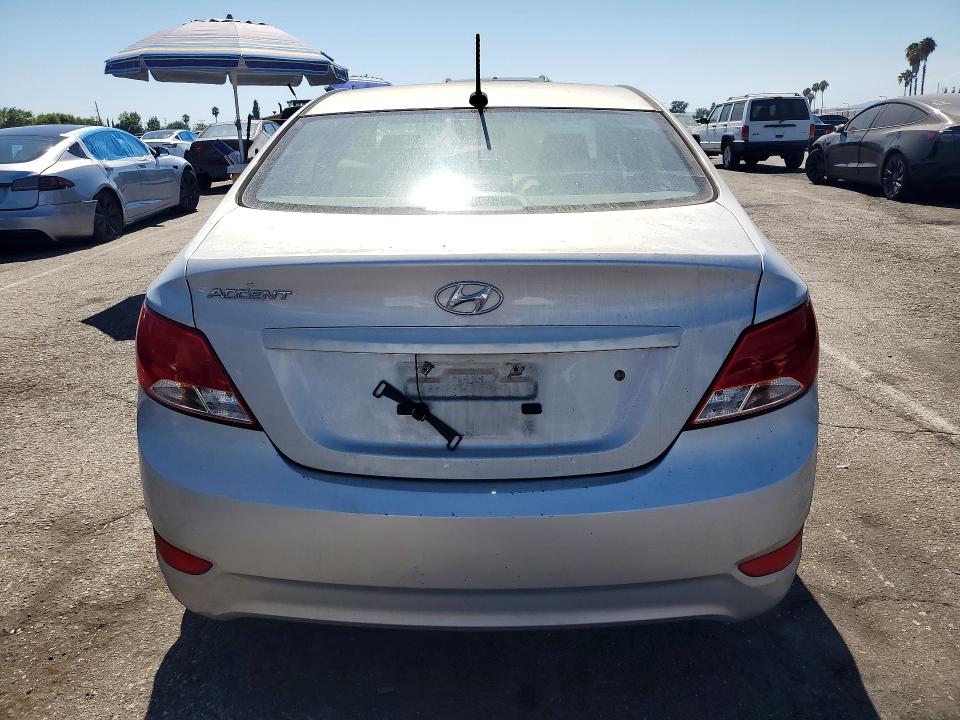 2016 Hyundai Accent VIN KMHCT4AE4GU999338 COPART salvage auction — MECHANICAL, Ca - Dis/Dlr/Exp Only Clean Title, sold $275 on 2026-07-31 (photo 6)
