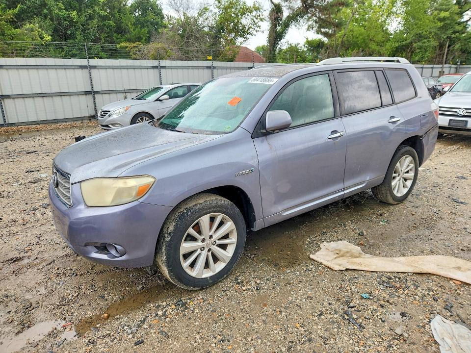 2008 Toyota Highlander hybrid VIN JTEEW44A382021385 COPART salvage auction — MECHANICAL, Va - Certificate Of Title, sold $1,000 on 2026-07-14 (photo 1)