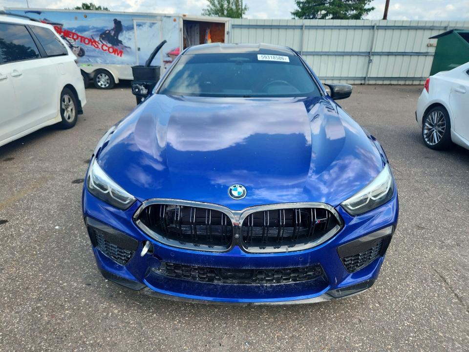 2022 BMW M8 VIN WBSGV0C0XNCH03263 COPART salvage auction — UNDERCARRIAGE, Mn - Cert Of Title-Salvage, sold $35,500 on 2026-07-21 (photo 5)